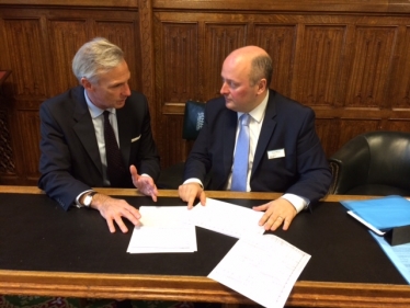 Richard Drax MP meets Andy Mellors, MD of SWR
